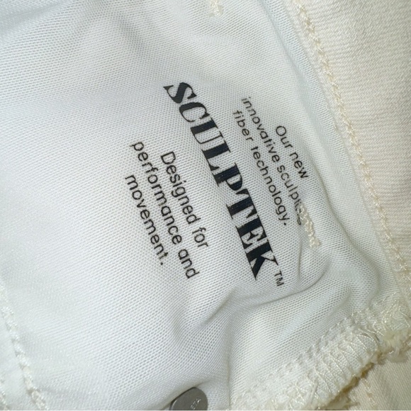 Athleta Sculptek High Waist Straight Leg Ankle Bone Skinny Jean Sz 12 Stretchy - Picture 7 of 12